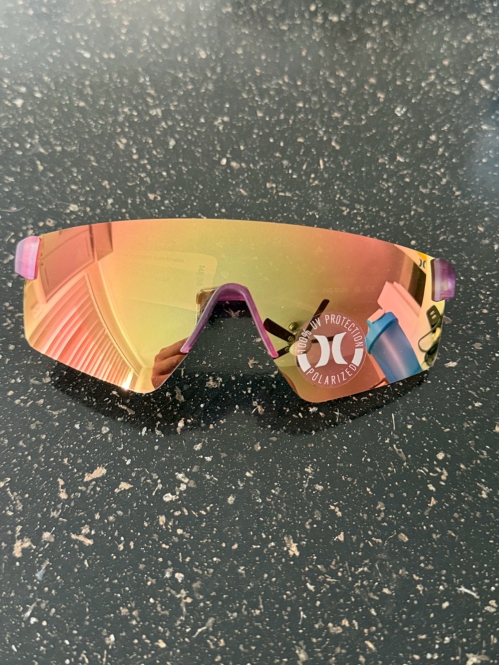 Hurley Mirrored Sunglasses Purple Gradient NWT
